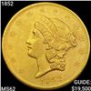 Image 1 : 1852 $20 Gold Double Eagle UNCIRCULATED