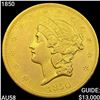 Image 1 : 1850 $20 Gold Double Eagle UNCIRCULATED