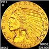 Image 1 : 1911-D $5 Gold Half Eagle UNCIRCULATED