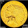 Image 1 : 1910-S $5 Gold Half Eagle UNCIRCULATED+