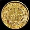 Image 2 : 1853 Rare Gold Dollar UNCIRCULATED