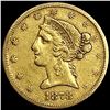 Image 1 : 1878 $5 Gold Half Eagle CLOSELY UNCIRCULATED