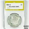 Image 1 : 1884-O Morgan Silver Dollar PGA-MS64 DMPL