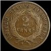 Image 2 : 1870 Two Cent Piece NEARLY UNCIRCULATED