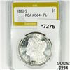 Image 1 : 1880-S Morgan Silver Dollar PGA-MS64+ PL