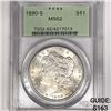 Image 1 : 1890-S Morgan Silver Dollar PCGS-MS62