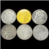Image 1 : (6) Misc Morgan Dollars