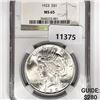 Image 1 : 1923 Silver Peace Dollar NGC-MS65