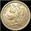 Image 1 : 1881 Nickel Three Cent CLOSELY UNCIRCULATED