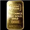 Image 1 : Credit Suisse 1oz Gold Bar UNCIRCULATED
