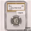 Image 1 : 1914 Barber Quarter PGA-PR68 DCAM