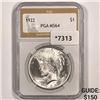 Image 1 : 1922 Silver Peace Dollar PGA-MS64