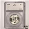 Image 1 : 1962-D Franklin Half Dollar SEGS-MS65 FBL