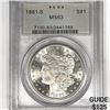 Image 1 : 1881-S Morgan Silver Dollar PCGS-MS63