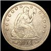 Image 1 : 1853 Arws & Rays Seated Liberty Quarter NEARLY