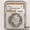 Image 1 : 1881-O Morgan Silver Dollar PGA-MS62 DMPL