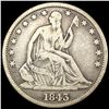 Image 1 : 1843 Seated Liberty Half Dollar NICELY CIRCULATED