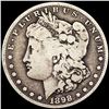 Image 1 : 1898-S Morgan Silver Dollar NICELY CIRCULATED