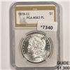 Image 1 : 1878-CC Morgan Silver Dollar PGA-MS63 PL