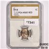 Image 1 : 1918 Wheat Cent PGA-MS65 RED