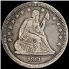 Image 1 : 1861 Seated Liberty Quarter LIGHTLY CIRCULATED