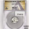Image 1 : 1937-D Mercury Silver Dime ANACS-MS66 FSB
