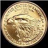Image 2 : 2021 1/10oz Gold $5 Eagle SUPERB GEM BU
