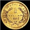 Image 2 : 1852 Rare Gold Dollar CLOSELY UNCIRCULATED