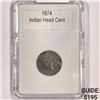 Image 1 : 1874 Indian Head Cent -