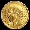 Image 1 : 1908 Mexico Gold 10 Pesos UNCIRCULATED