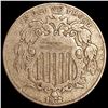 Image 1 : 1872 Shield Nickel NEARLY UNCIRCULATED