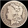 Image 1 : 1881-CC Morgan Silver Dollar NICELY CIRCULATED