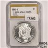 Image 1 : 1880-S Morgan Silver Dollar PGA-MS64+ DMPL