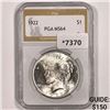 Image 1 : 1922 Silver Peace Dollar PGA-MS64