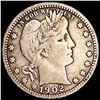Image 1 : 1902-S Barber Quarter LIGHTLY CIRCULATED