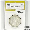 Image 1 : 1834 Capped Bust Half Dollar PGA-MS62 PL