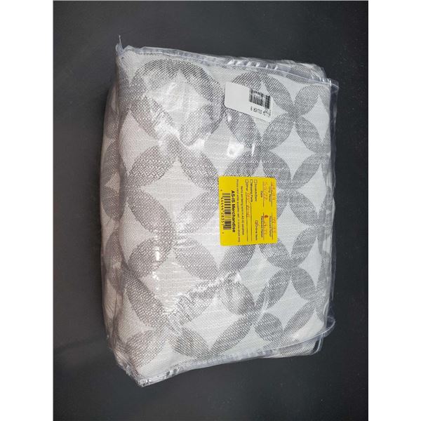 Willow Silver 95in Curtain Panel