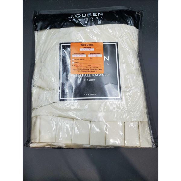 J. Queen Waterfall Valance