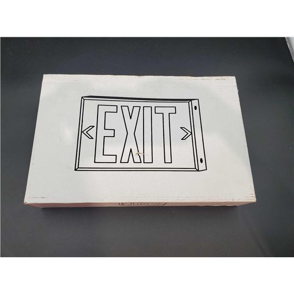 Lumacell Metal Exit Sign