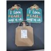 Image 1 : Lot of Fall Home Decor Signs-I Love Fall Most of All