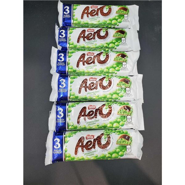 Nestle Mint Aero Chocolate Bars (6 x 63g)