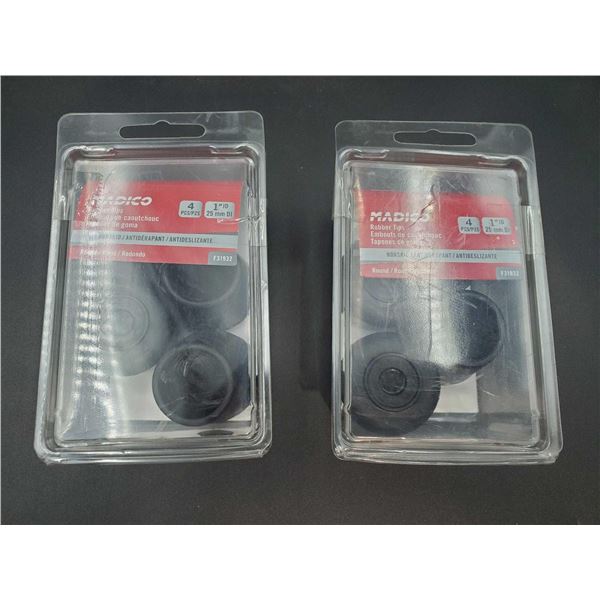 Madico Rubber Tips 2-4 x 1in-Black
