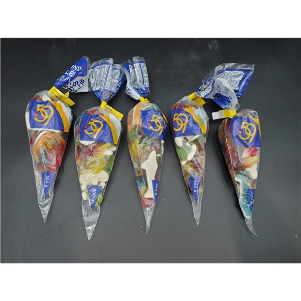 59th Street Gummy Candy Cones (5 x 200g)