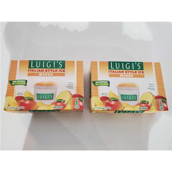 Luigi's Italian Style Ice-Mango (2 x 6 x 177ml)