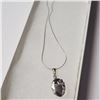 Image 3 : Silver Locket 18" Necklace (~Size )(Ring is resizable for $40) (~length 18"inches), Suggested Retail