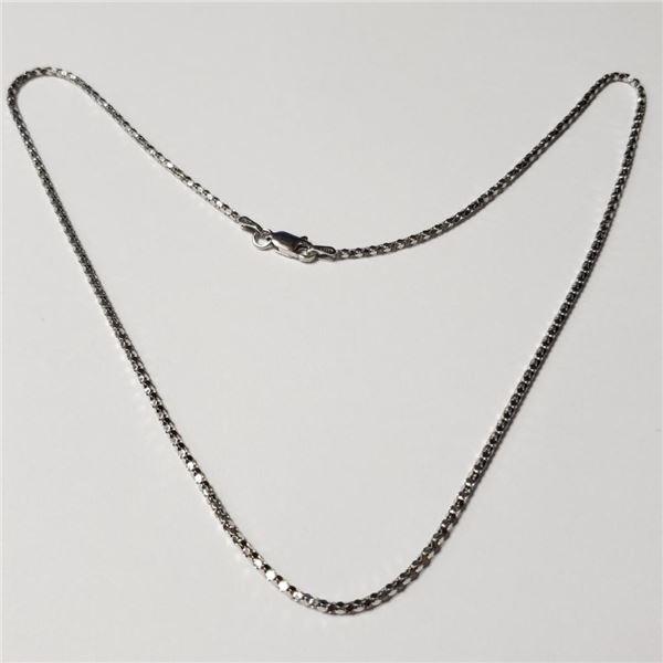 Silver 20" 5G Necklace (~Size )(Ring is resizable for $40) (~length inches), Suggested Retail Value 