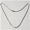 Image 1 : Silver 20" 5G Necklace (~Size )(Ring is resizable for $40) (~length inches), Suggested Retail Value 