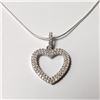 Image 1 : Silver Cz 18" Necklace (~Size )(Ring is resizable for $40) (~length inches), Suggested Retail Value 