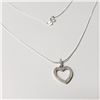 Image 2 : Silver Cz 18" Necklace (~Size )(Ring is resizable for $40) (~length inches), Suggested Retail Value 
