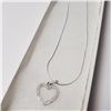 Image 3 : Silver Cz 18" Necklace (~Size )(Ring is resizable for $40) (~length inches), Suggested Retail Value 